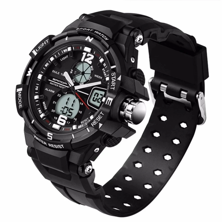 Мужские часы SANDA модные мужские G Shock водонепроницаемые спортивные военные