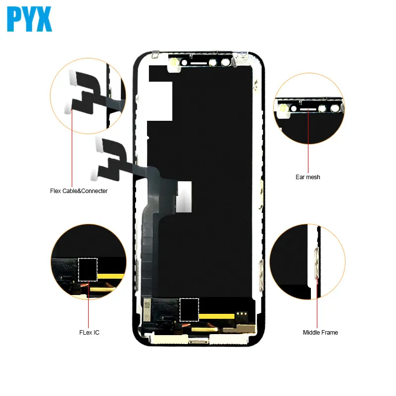 ЖК дисплей 5 8 дюйма для iPhone X экран с сенсорным экраном и дигитайзером в сборе 3D +