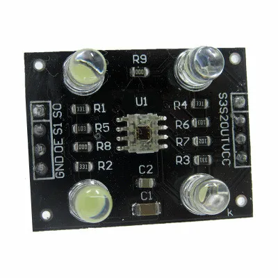Fannyda color sensor module TCS3200DTCS230 recognition | Электроника