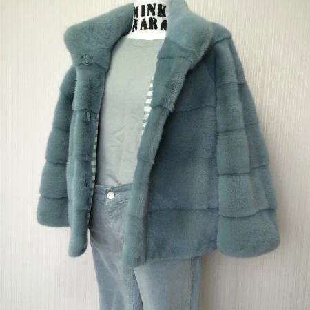 Arlenesain индивидуальная красивая женская шуба из натурального меха норки 154|real mink|real