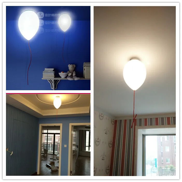 Бесплатная доставка современный детский шар для спальни креативные белые модные