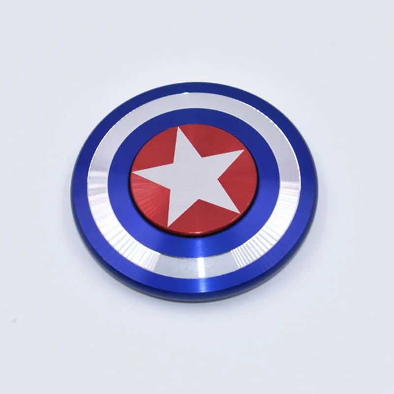 Непоседа палец Spinner Американский капитан шустрик подшипник Непоседа ручной Spinner пальцев гироскопа EDC СДВГ время вращения Длинные анти-стресс