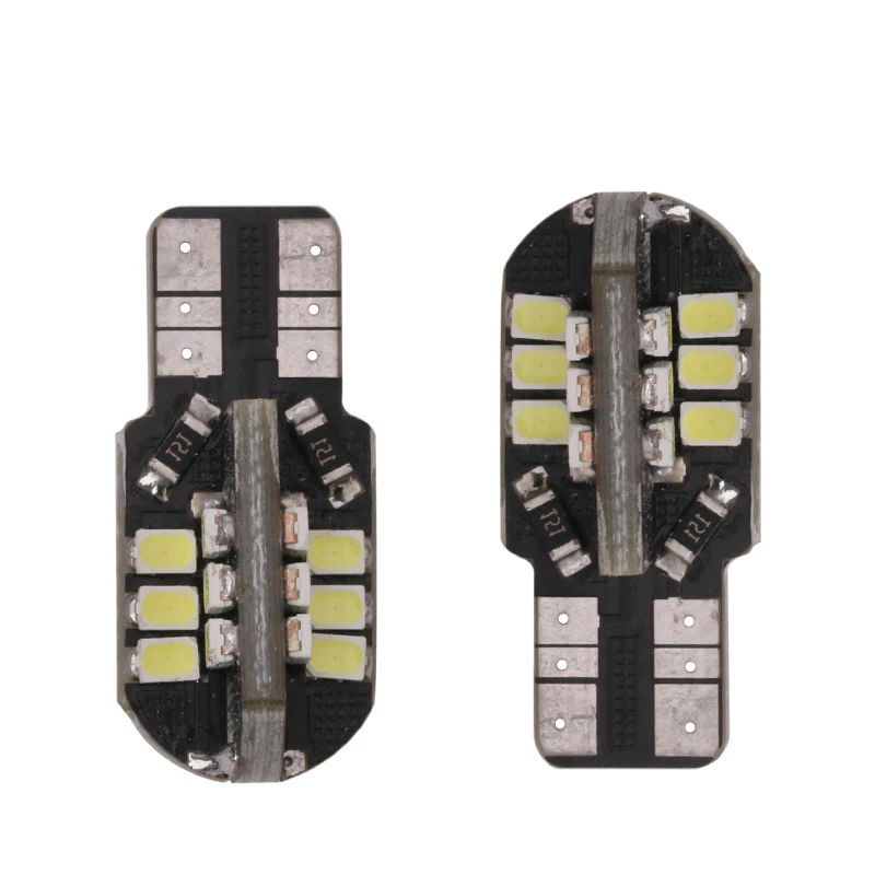 2X T10 W5W светодиод шина может свет 24SMD 1206 зазор боковой габаритный фонарь 168 194 WY5W
