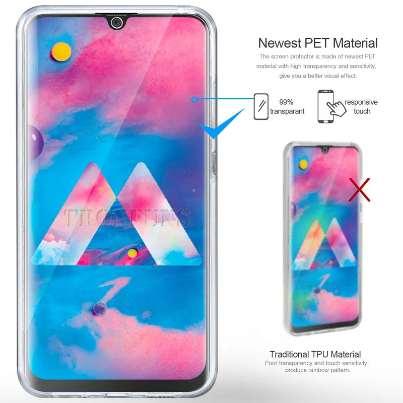 Двойной силиконовый чехол для Samsung Galaxy A10 A20 A30 A40 A50 A60 A70 M10 M20 M30 S10e S9 S8 Plus J4 J6 J8 A6 A8 A9
