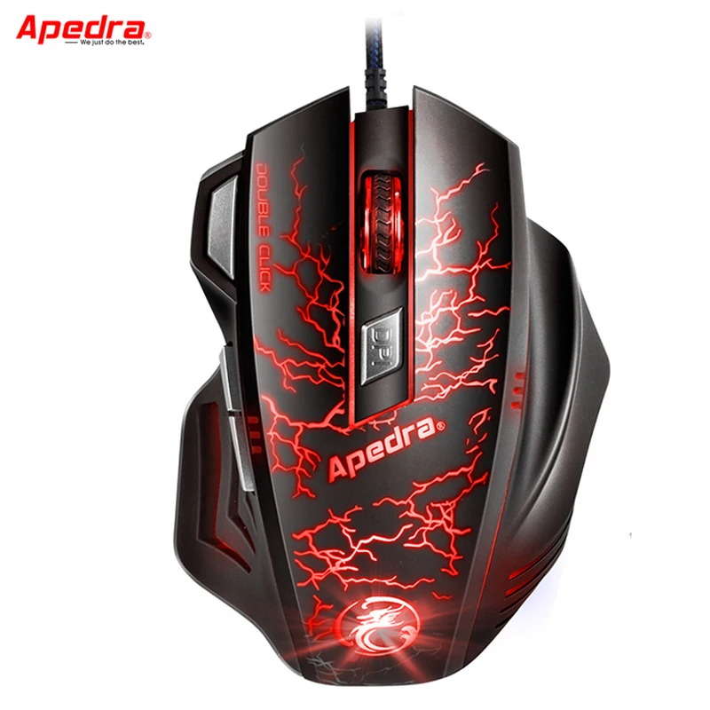 

Professional USB Wired Gaming Mouse 7Button Macro Definition Optical Computer Mouse Gamer Cable Mice For Laptop PC LOL CSGO Dota