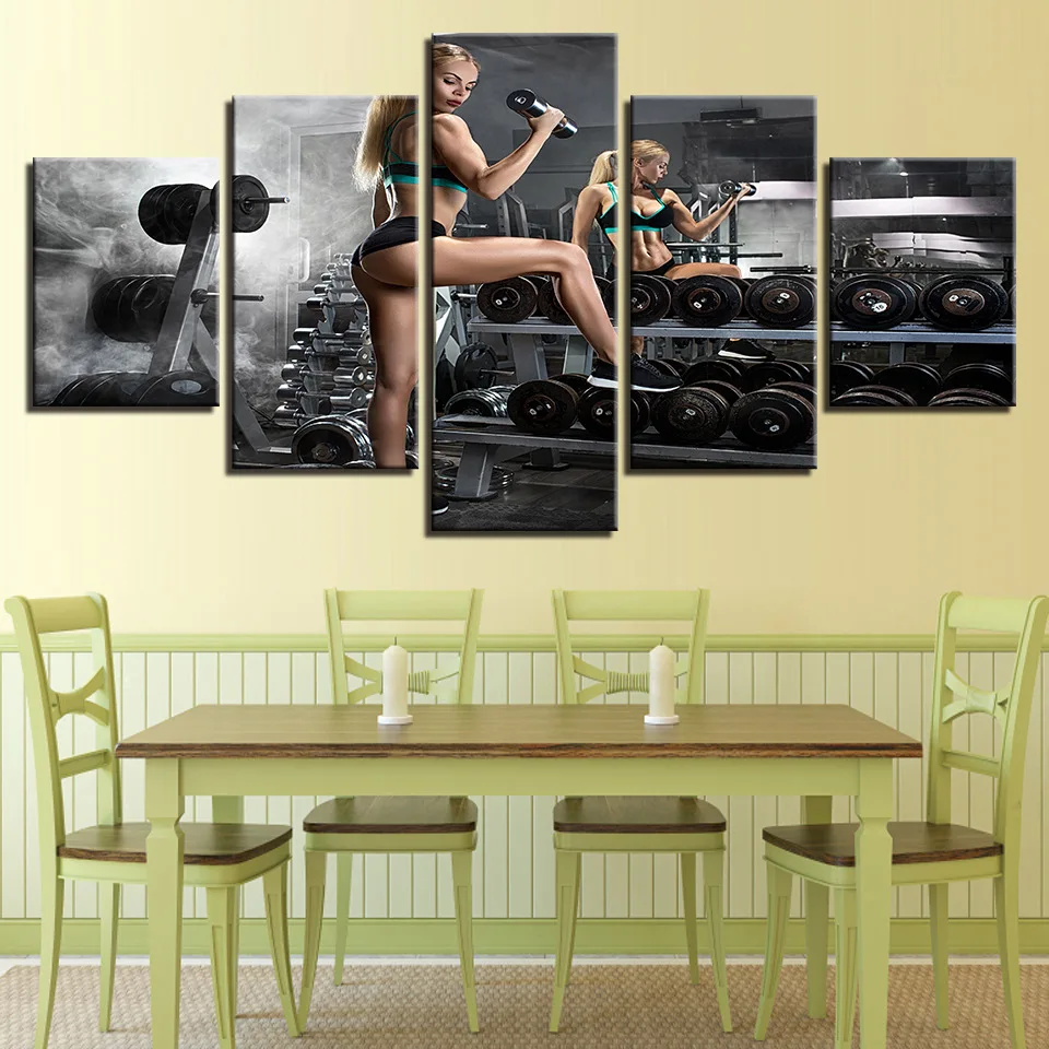 Картины на холсте 5 шт. современная картина настенное искусство Спорт