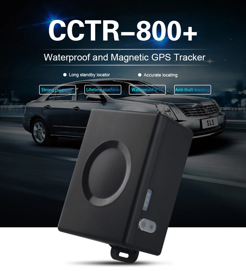 Водонепроницаемый Мощный магнитный автомобильный GPS трекер локатор CCTR800 +/CCTR 800 + с