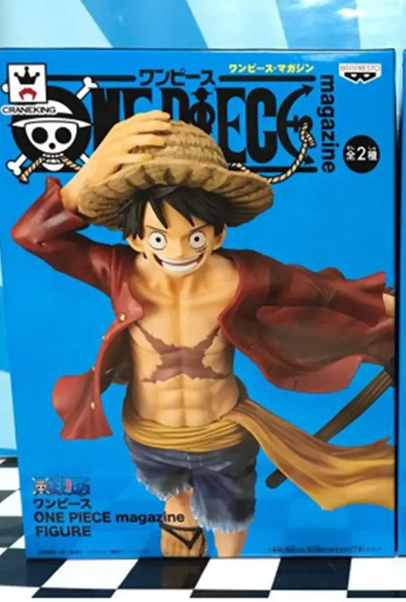 Оригинальная фигурка из ПВХ WSTXBD BANPRESTO One Piece OP журнал Луффи Фигурки игрушки модели