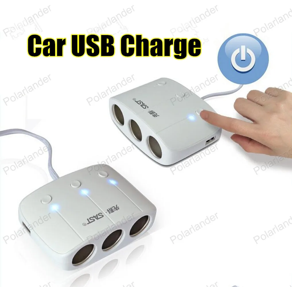 12 В 2 порта мини USB 1.0A 2.1A квадратное автомобильное зарядное устройство авто