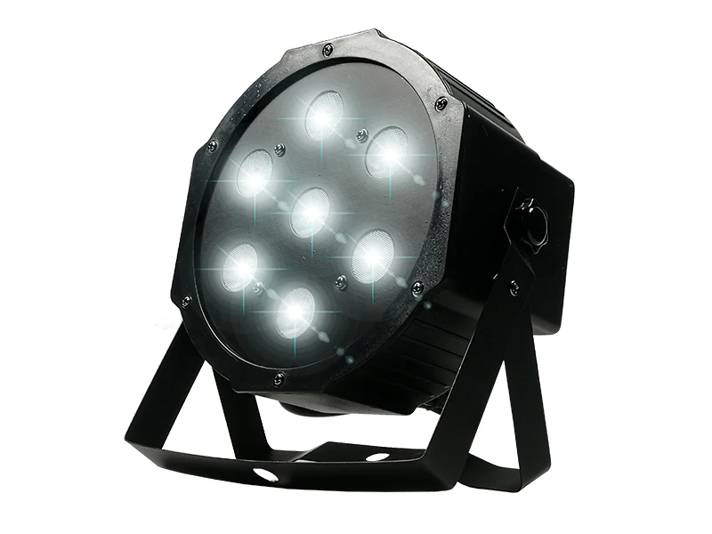 16 шт./лот 7X12 W led par фары RGBW 4in1 Телевизор с номинальной dmx512 Профессиональный dj оборудование