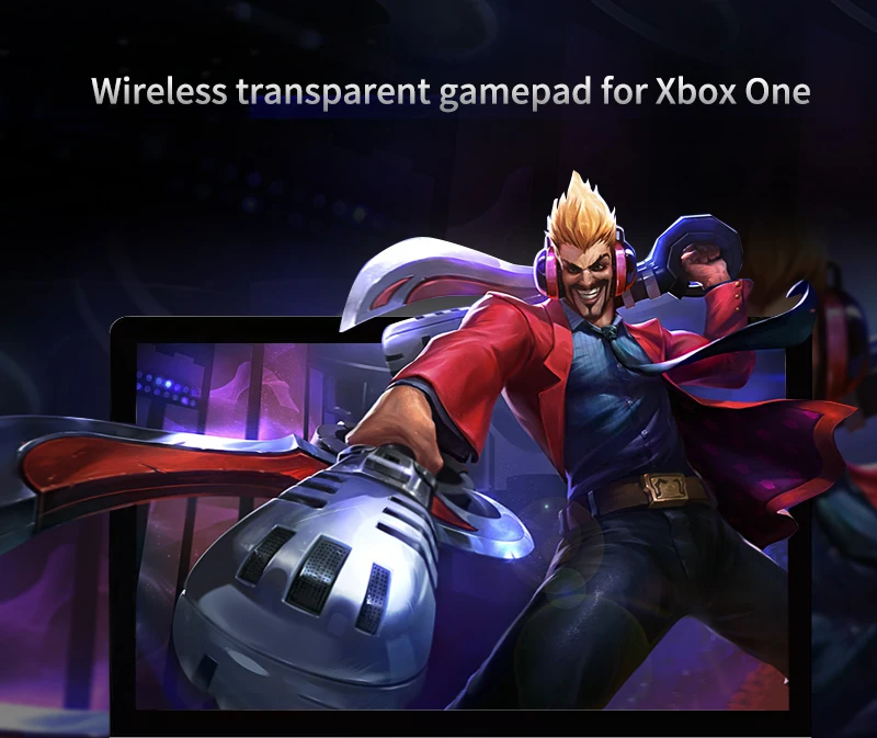 WUIYBN беспроводной игровой контроллер Bluetooth Джойстик для microsoft геймпад Xbox One компьютерный ПК