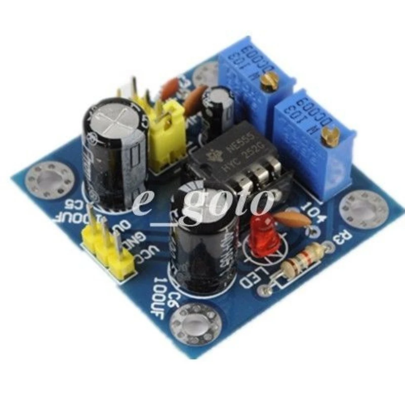 5 шт. NE555 DIY Kit рабочий цикл и частота регулируется модуль генератор импульсов