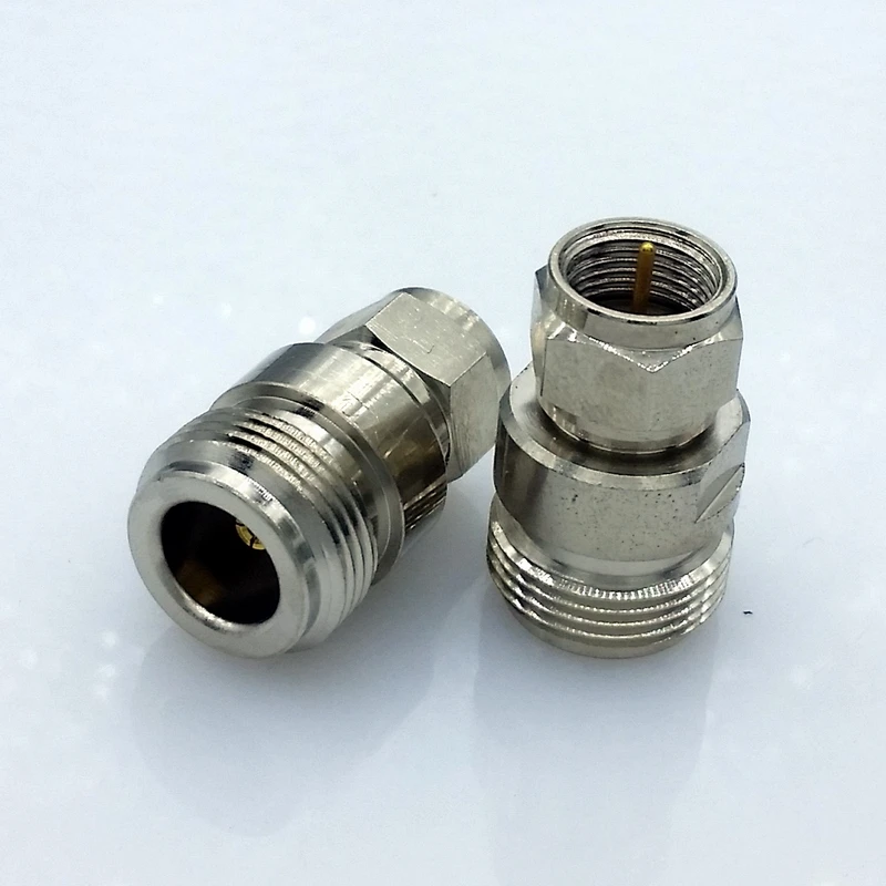 N Тип Женский к F Мужской коаксиальный радиочастотный соединитель штепсельная