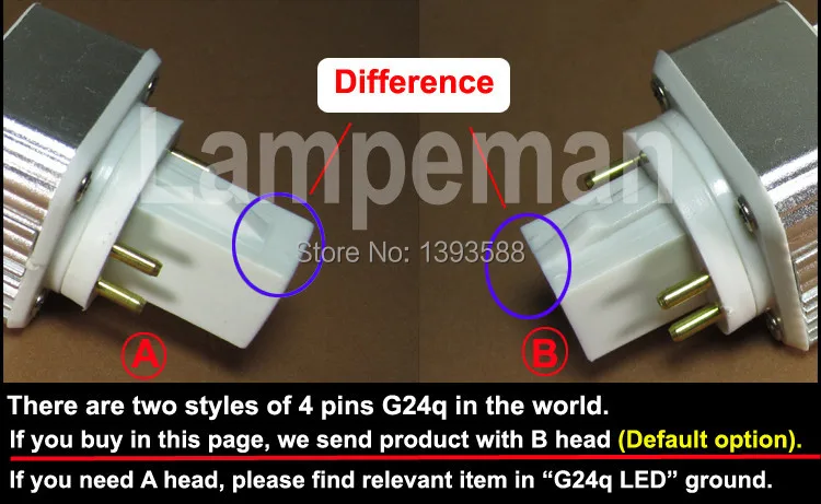 G24q 1 g24q 2 3 AC85 ~ 265 В 72 светодиода 2835 SMD g24 pl 14 Вт|Светодиодные лампы и трубки| |