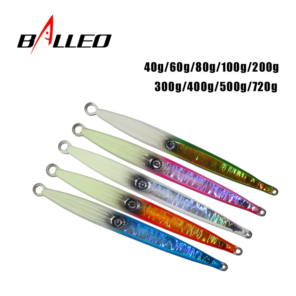 Balleo 40 г 60 80 100 200g 300g 400g 500g 720g глубоководных кальмар металла Jigbait блесна приманка