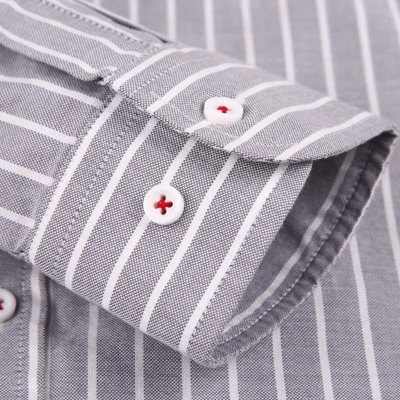DUDALINA Camisa полосатая Мужская Повседневная рубашка с длинными рукавами из хлопка, приталенная мужская одежда Aramy Aleatory рубашка