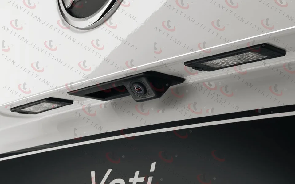 JIAYITIAN Автомобильный номерной знак света Камера для Skoda Yeti CCD резервного копирования Камера зеркало заднего вида Камера парковки Камера