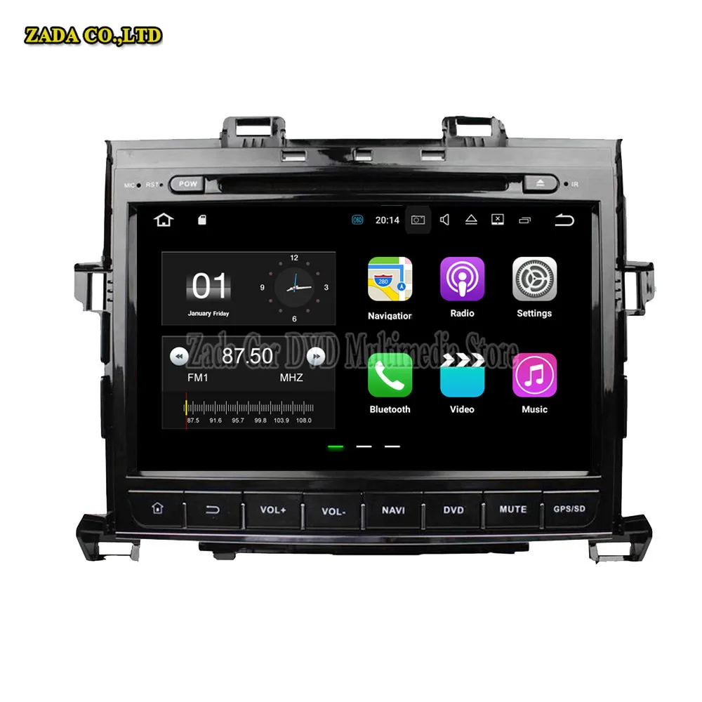 9 дюймов четырехъядерный 2G Android 8 1 Автомобильный gps навигатор для TOYOTA Alphard 2007 2008 2009