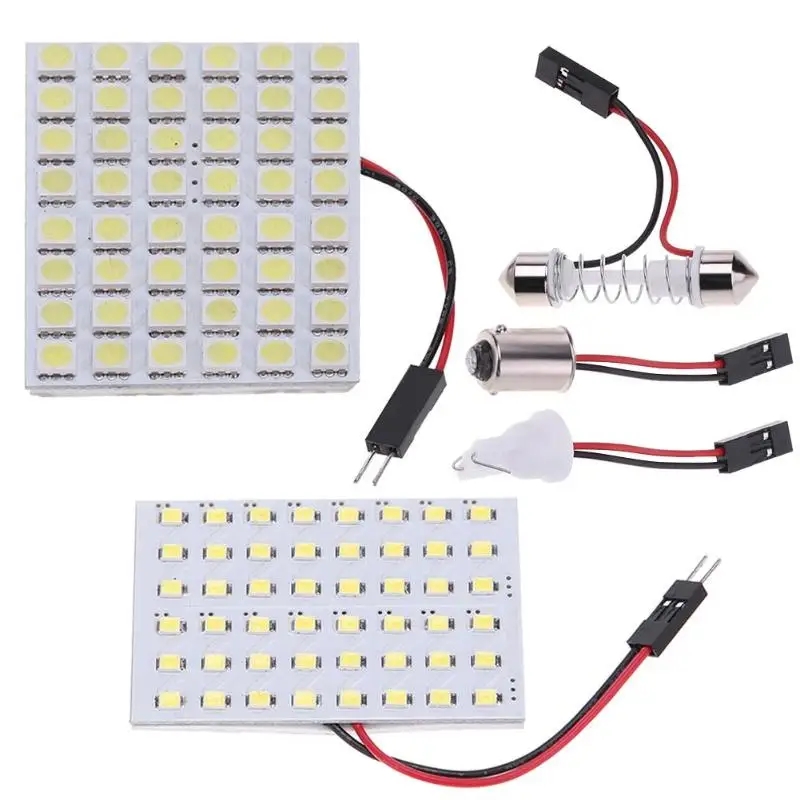 Высокое качество T10 5050/3528 48SMD светодиодный интерьер автомобиля белый светильник бортовой панельный светильник Интерьер автомобиля лампа для чтения