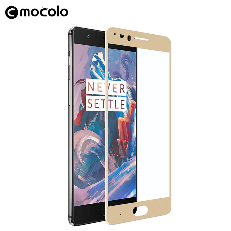 Для OnePlus 5 Защита экрана Mocolo полное покрытие 9H для Oneplus 5 Закаленное стекло пленка для One Plus 5 Защита экрана - Цвет: Gold