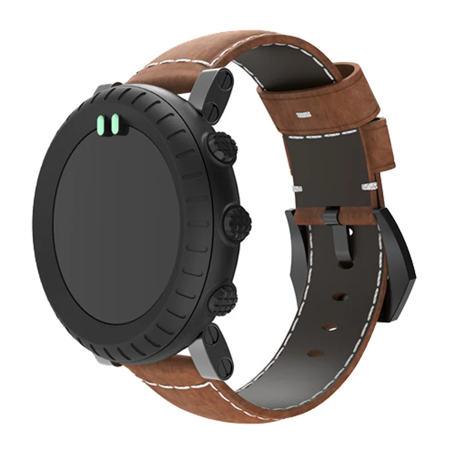 Ремешок из натуральной кожи для смарт часов Suunto серии Core быстрая замена