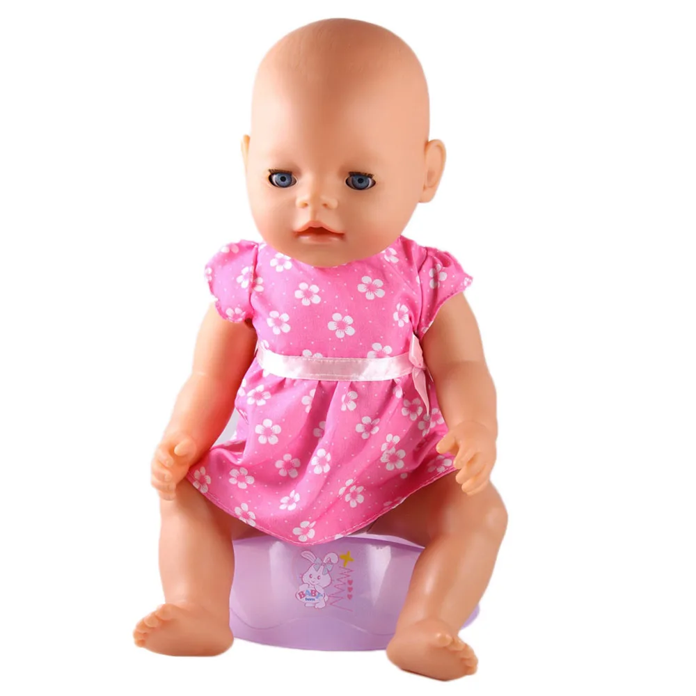 2color choose high quality dress Wear fit 43cm Baby Born zapf Children best Birthday Gift(only sell clothes) | Игрушки и хобби
