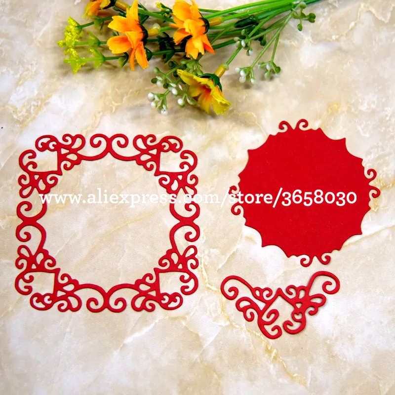 Оставьте рамку угловые металлические штампы для высечки сделай сам скрапбукинга