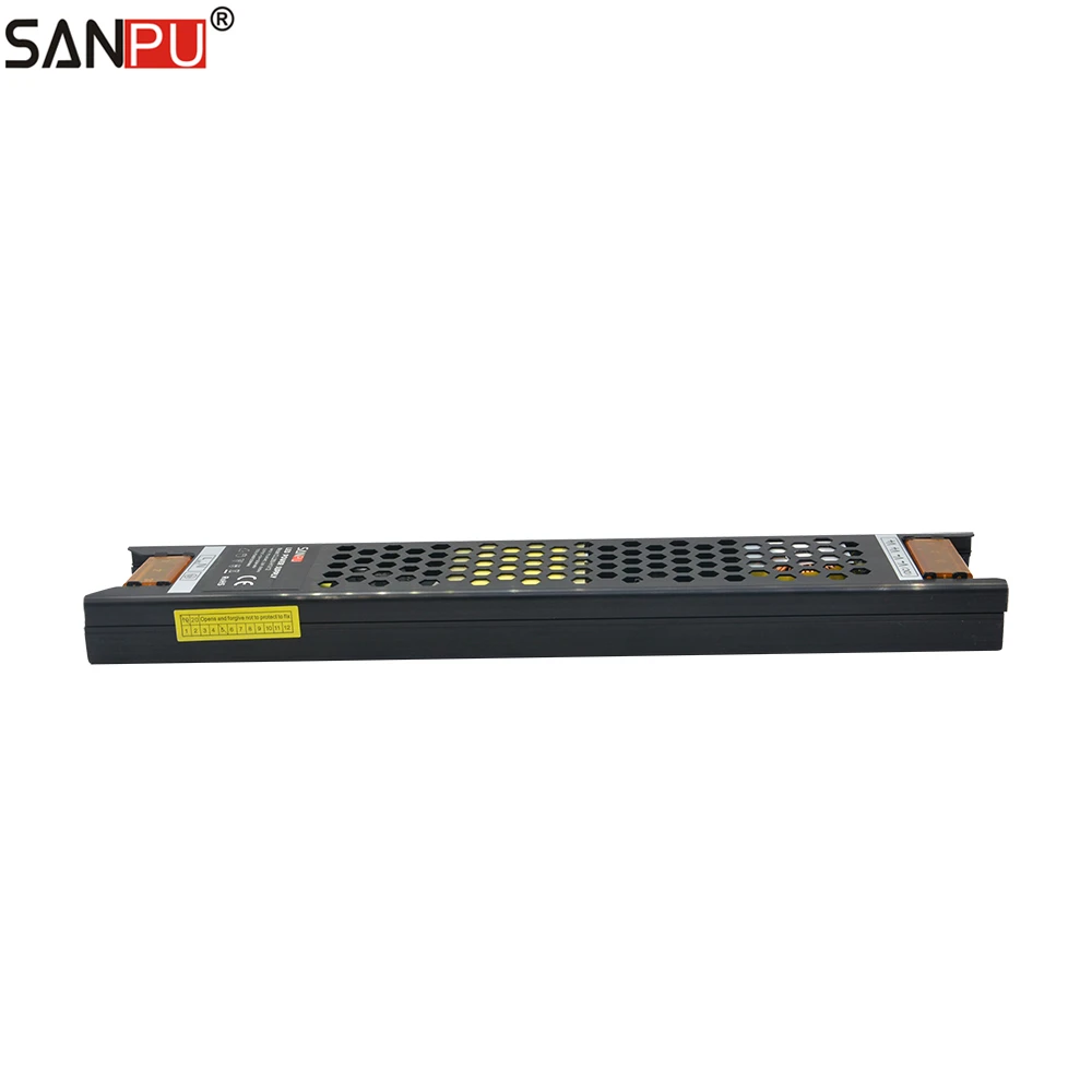 SANPU 12 V тонкий источник питания блок 250 W 20A с длинным рукавом на плоской подошве постоянного Напряжение 12VDC Светодиодный драйвер для светодиодный световой короб реклама CLL250-H1V12