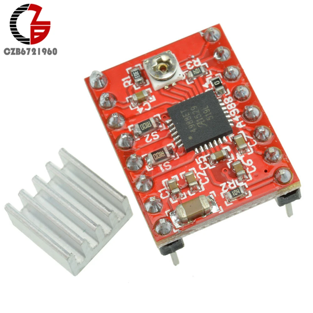 Плата драйвера шагового двигателя A4988 Reprap модуль для Arduino детали 3D принтера