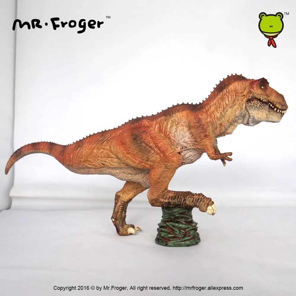 Фото Mr.Froger Tyrannosaurus KING T-REX игрушка, пластмассовый динозавр, Классические игрушки для детей, модели животных, одноцветная модель, Детский зоопарк Юр... №4