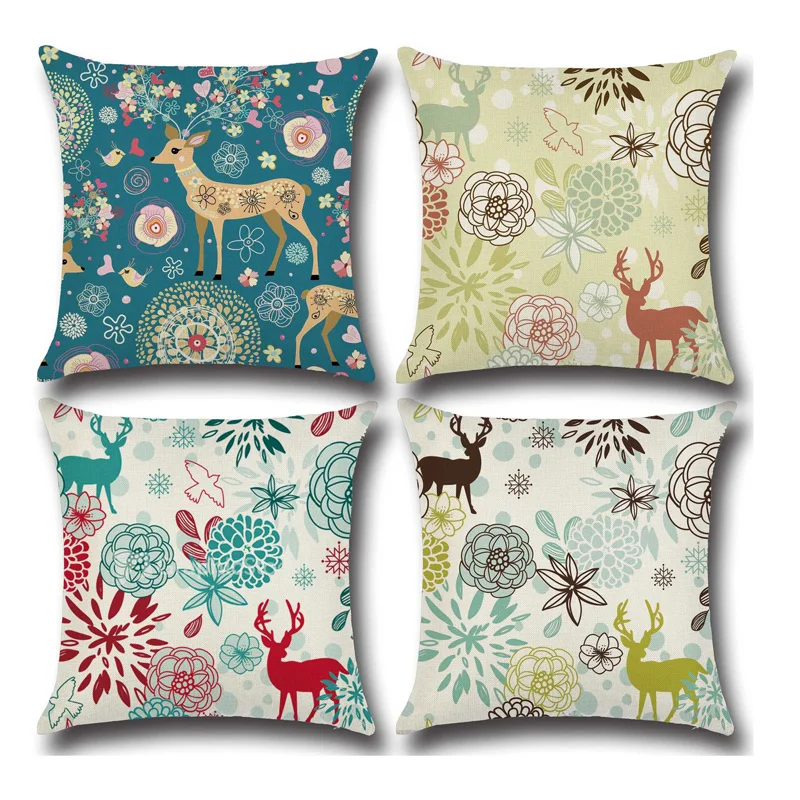 Хлопок белье 4 пастырской Подушки Домашний Декор кровать автомобиль моды