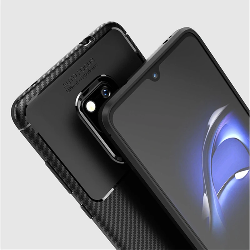 Akbktii Капа на huawei P30 чехол Коврики 20 Lite Pro крышка для P Smart 2019 углеродного волокна