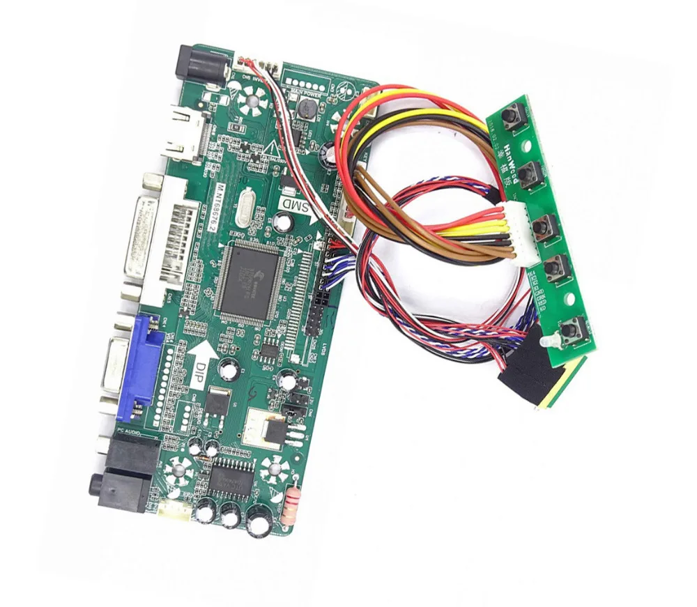 

For LTN173KT01/LTN173KT02/LTN173KT03 1600X900 panel Controller board Kit 17.3" M.NT68676 HDMI-compatible DVI VGA LED LCD