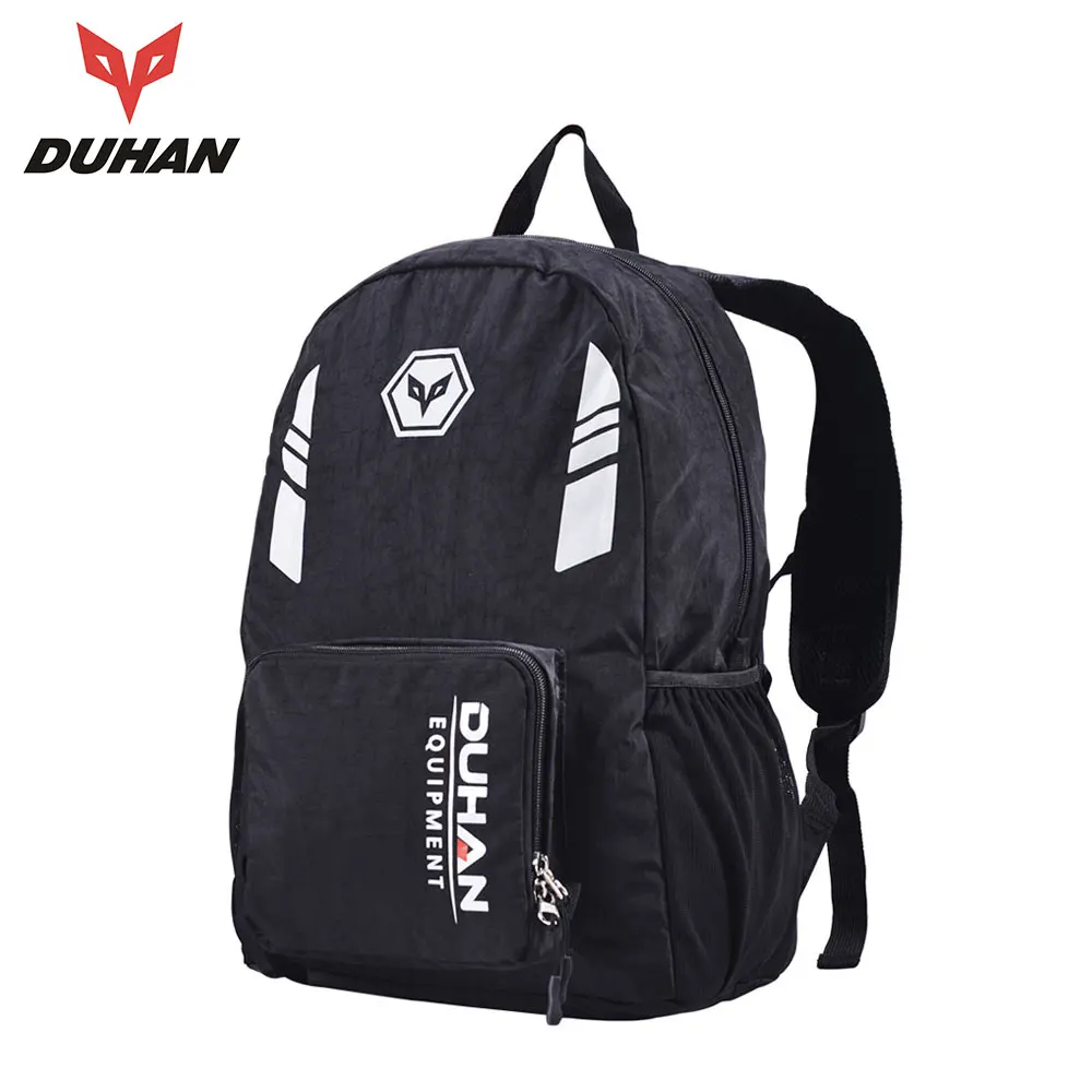 

DUHAN Motorcycle Bag Motorcycle Helmet Bag Moto Bag Reflective Leisure Travel Backpack Men Women Foldable
