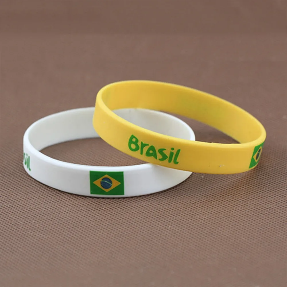 2 шт. силиконовый браслет унисекс с флагом страны|silicone bracelet|bracelet rubbersilicone bracelet sport |