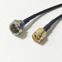 new modem coaxial cable sma male plug switch f male plug connector rg174 cable pigtail 20cm 8inch adapter rf jumper