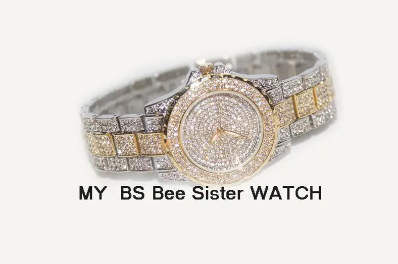 

BS Brand Women Quartz Watch Top Luxury Fashion Woman Rhinestone Ladies Bracelet Casual Dress Clock Montre Femme Relogio Feminino