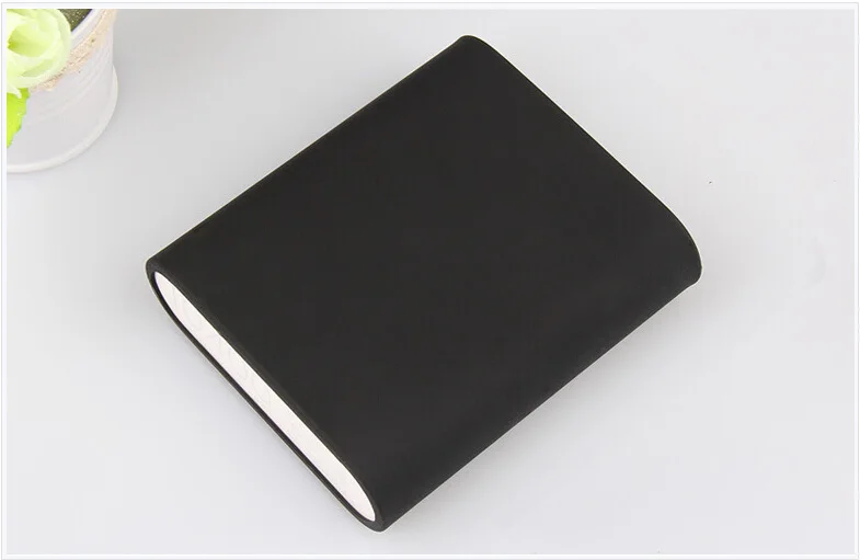 black Высококачественный мягкий силиконовый чехол для Xiaomi power bank 5000 10400 16000 10000 2000 mAh для Xiaomi II 2nd 2C Защитная крышка - Цвет: black