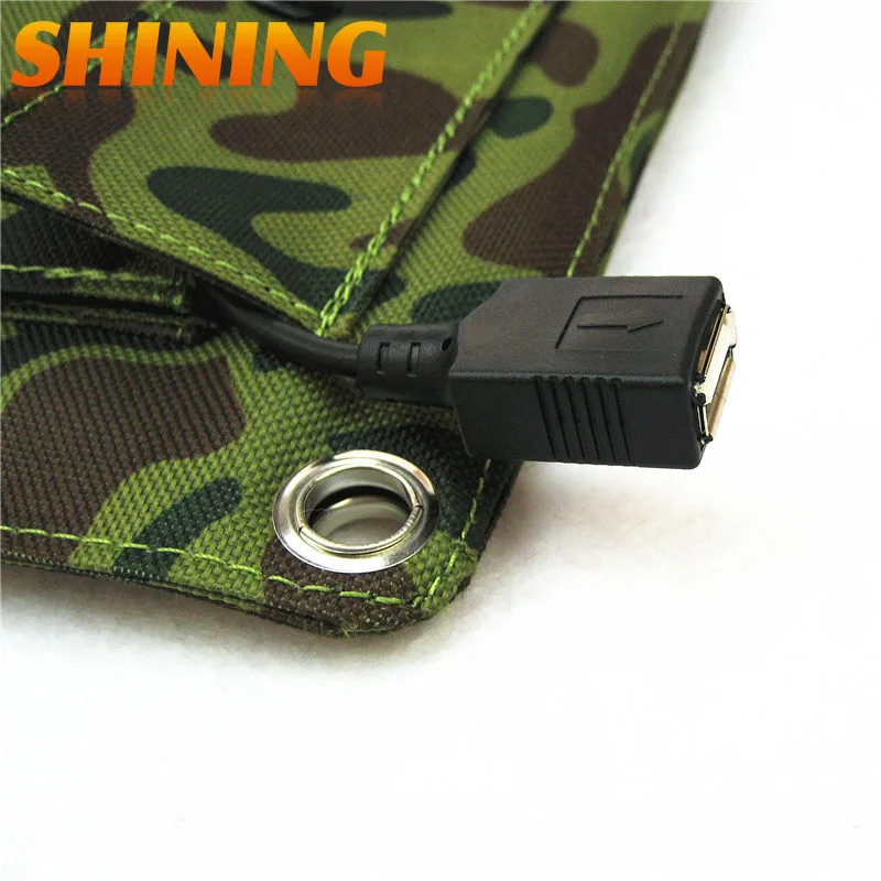 7 Вт солнечная панель Зарядное устройство USB зарядное для аккумулятора складная