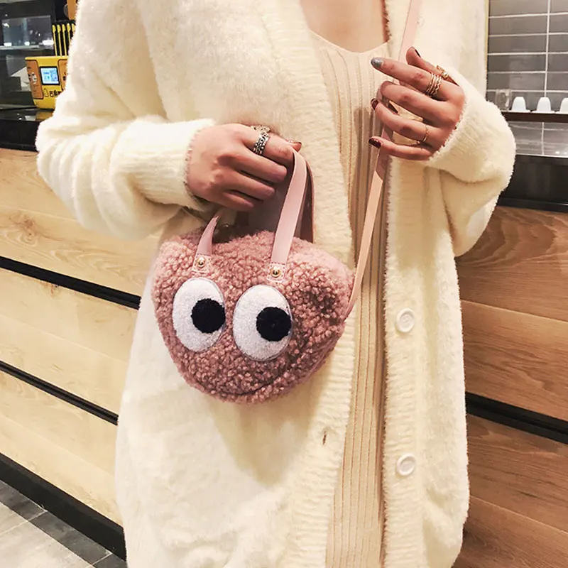 Сумка с ворсом Carteras Mujer De Hombro Y Bolsos Marque Luxe сумка на плечо женская через курьерские