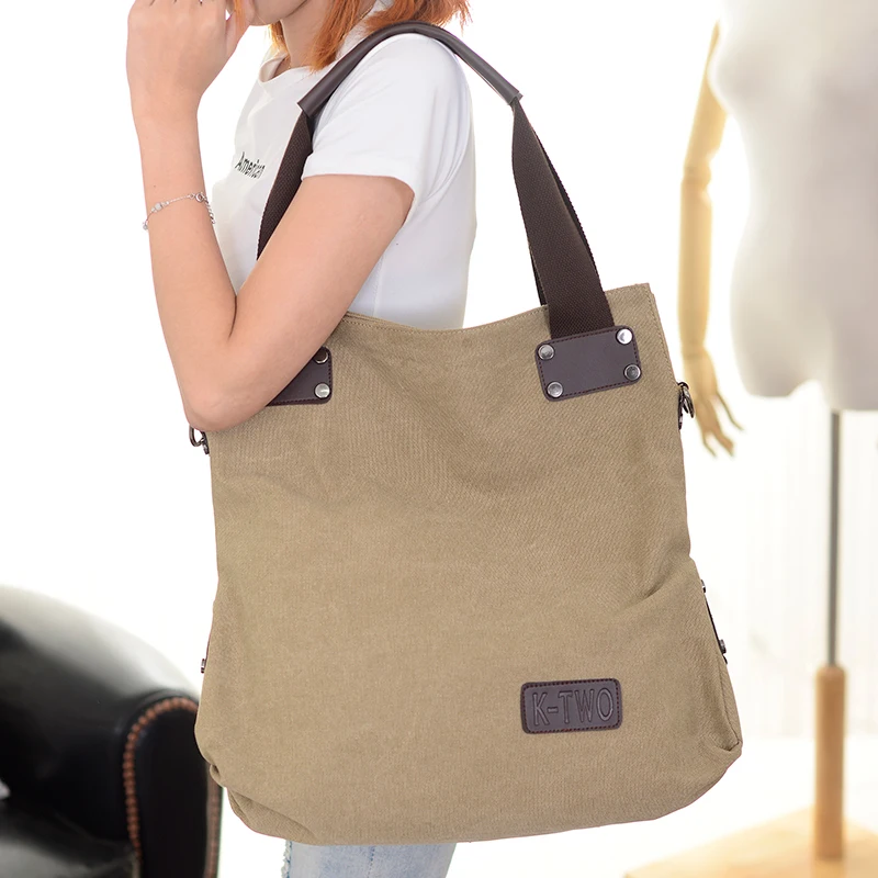 

2021 New Fashion Women Bag Canvas Brand Handbags Messenger bags Female Shoulder Bags High Quality Ladies Crossbody Bags