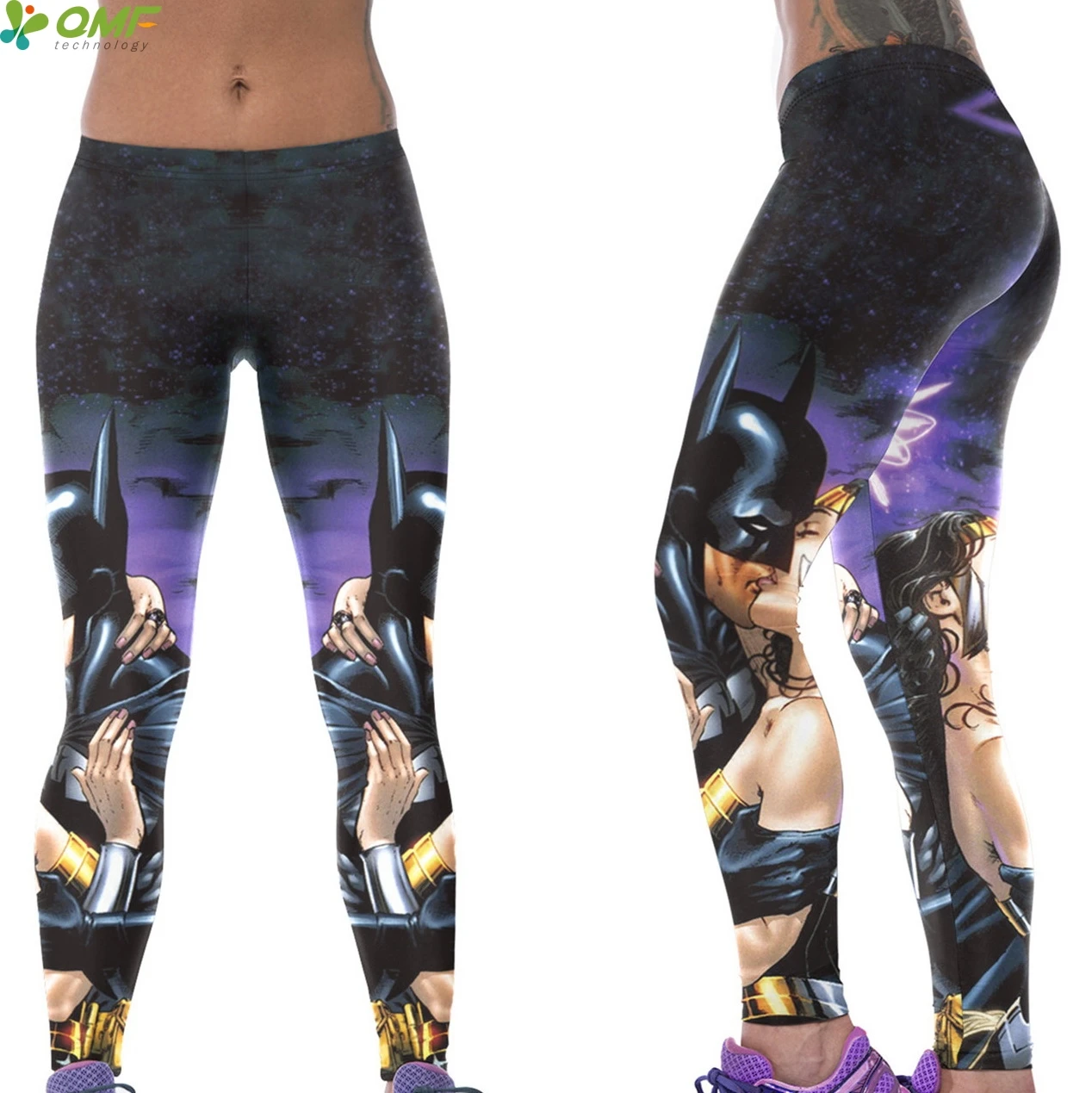 Бэтмен чудо женщина Бег узкие Колготки для новорождённых Лига Справедливости