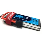 Аккумулятор DXF 6000 мАч 7,4 В 50C 100C 2S RC LiPo для TRX Slash 4x4 RC автомобиля 110 18 весы TRX