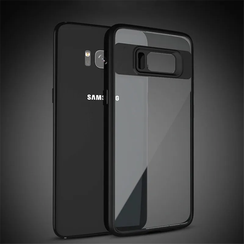 Противоударный чехол для samsung Galaxy S8 S9 плюс Note8 Дело Мягкие силиконовые ТПУ
