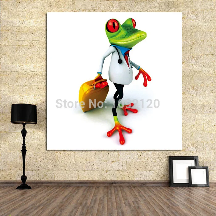 Абстрактная Настенная картина ручной работы современное путешествие доктор