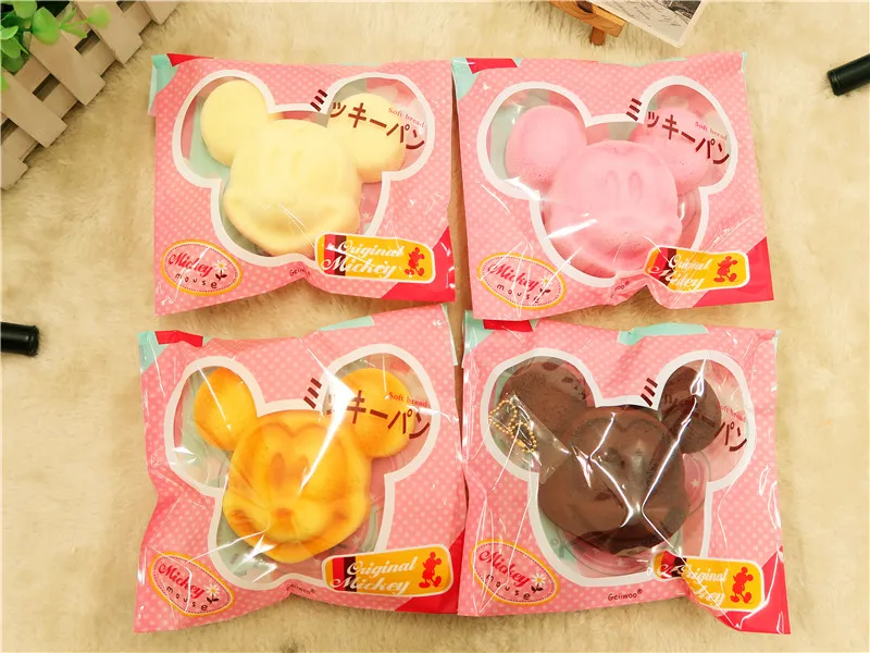 Новинка оригинальная розовая шоколадная мышь Kuutti Squishy 1 шт. кошка животное хлеб