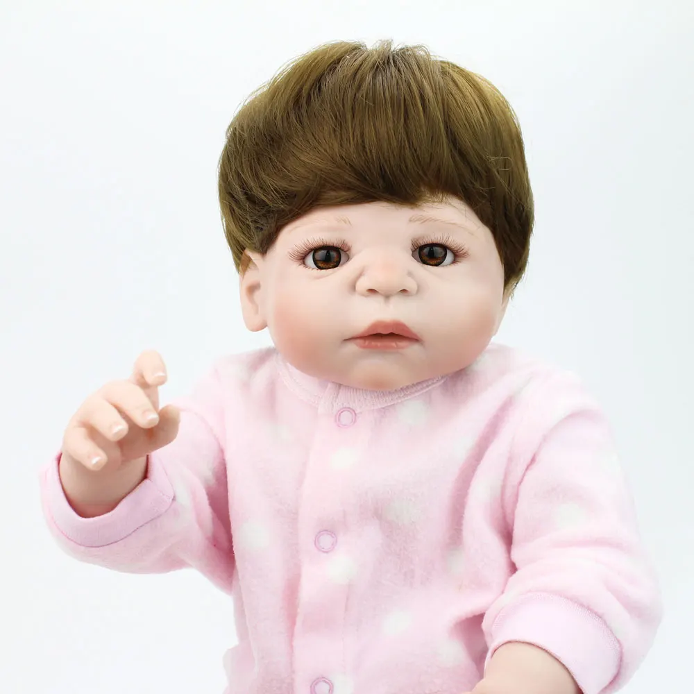 NPKDOLL 22 Inch Doll Reborn Full Body Silicone Dolls Toys For Girls Lifelike Newborn Baby Children Toy | Игрушки и хобби