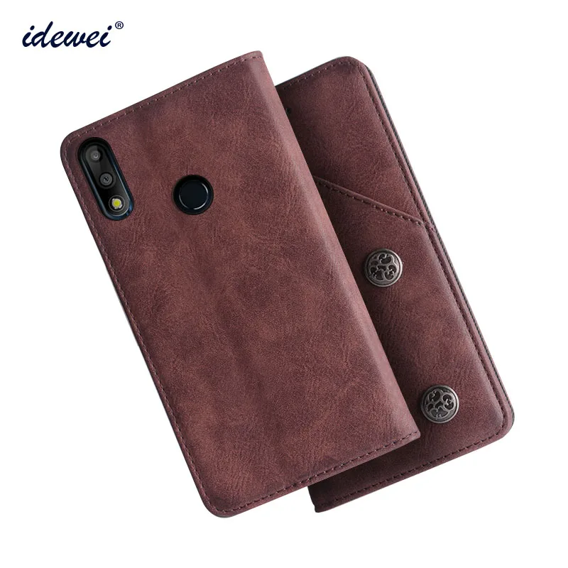 

Чехол для Asus ZB631KL, Роскошный кожаный флип-чехол для Asus ZenFone Max Pro M2 ZB631KL, защитный чехол для телефона