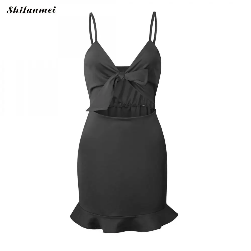 Сексуальное обтягивающее мини-платье с открытыми плечами и рюшами женские