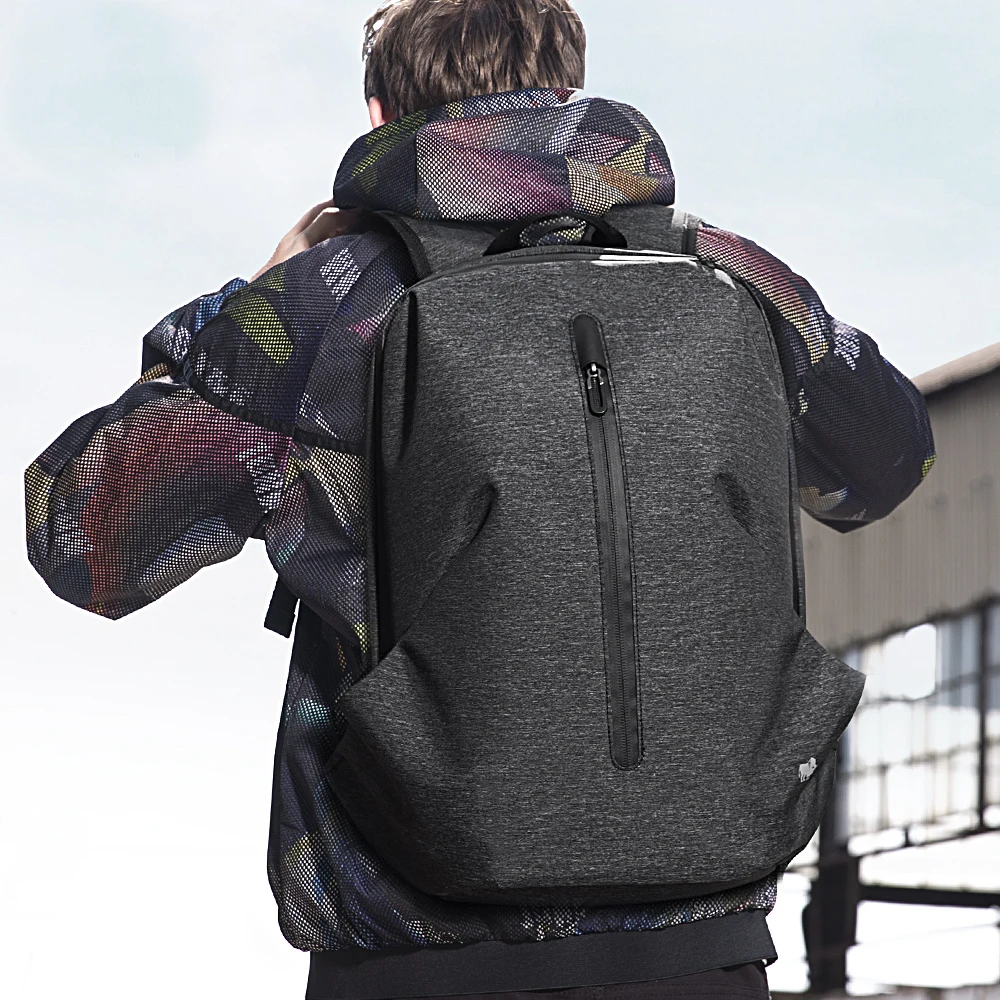 Мужской рюкзак BISON DENIM с usb-зарядкой для отдыха и путешествий школьные сумки 15 6